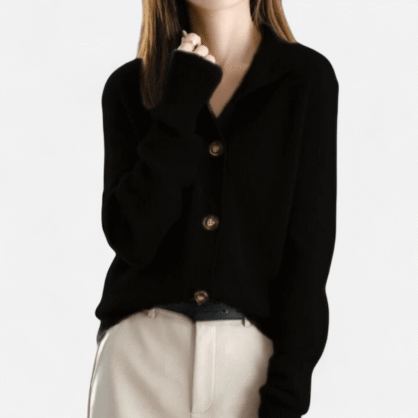 Cashmere knit cardigan - Image 5